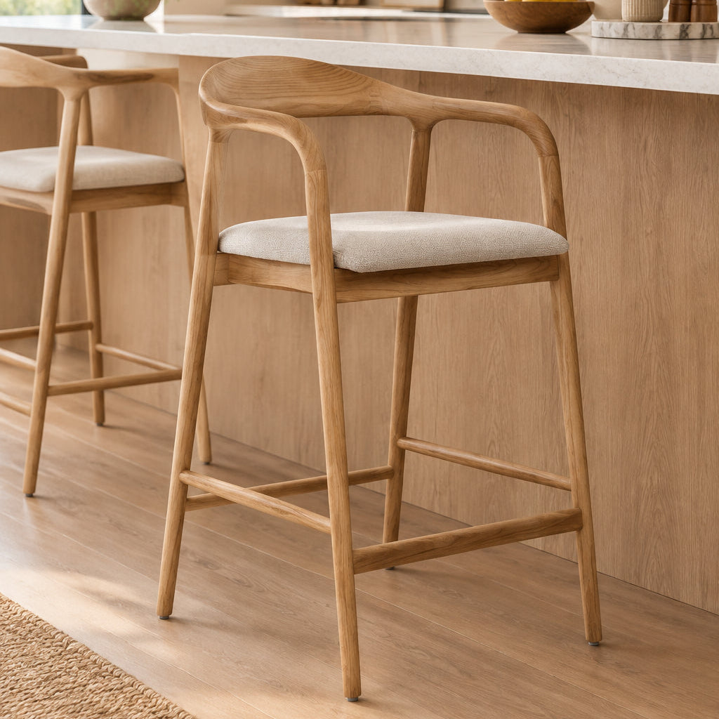 Scaun de bar CENTO OAK H65CM