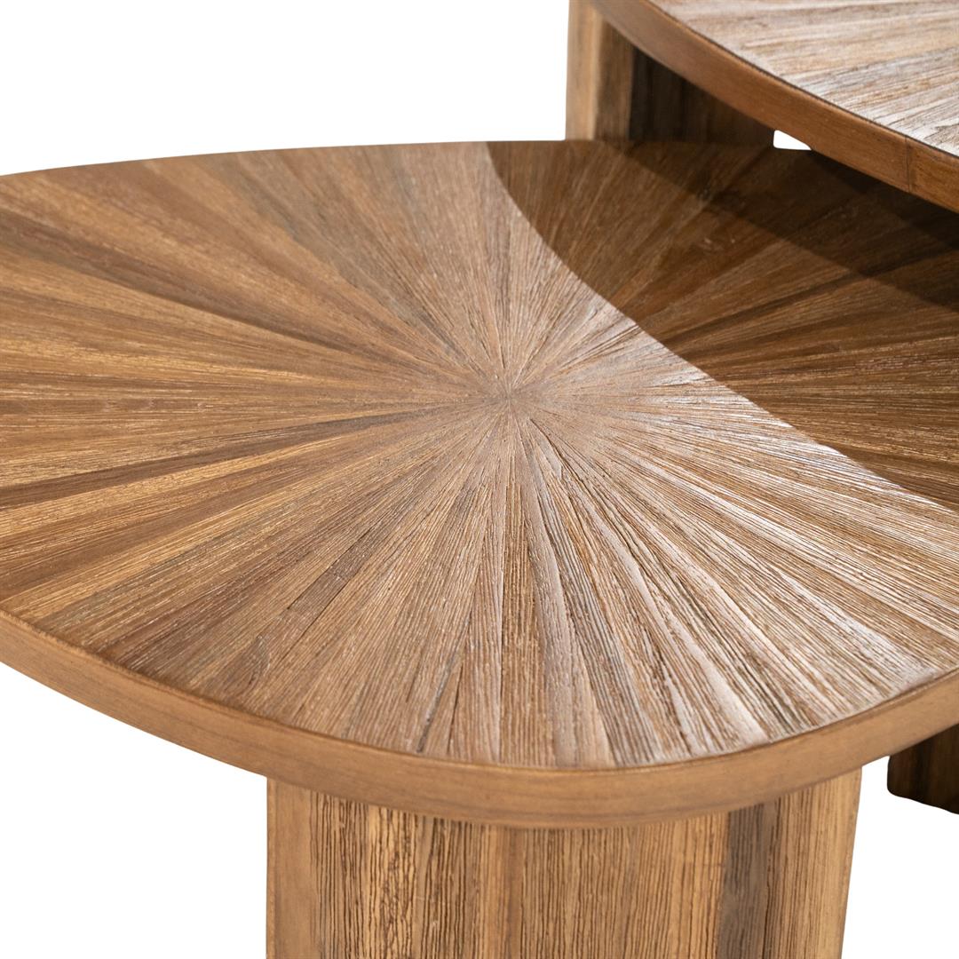 Set 2 masute de cafea TALVER 69x49x42/69x49x34 CM