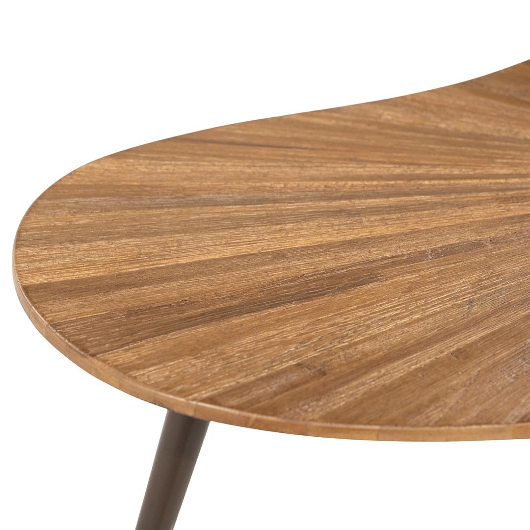 Set 2 masute de cafea FORSA 78x57x35/76x49x43 CM