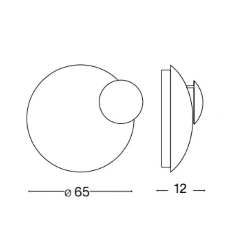 Aplica de perete ECLISSI BIG