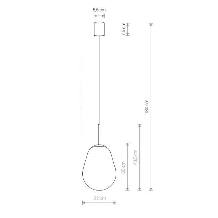 Lampă suspendată PEARL S