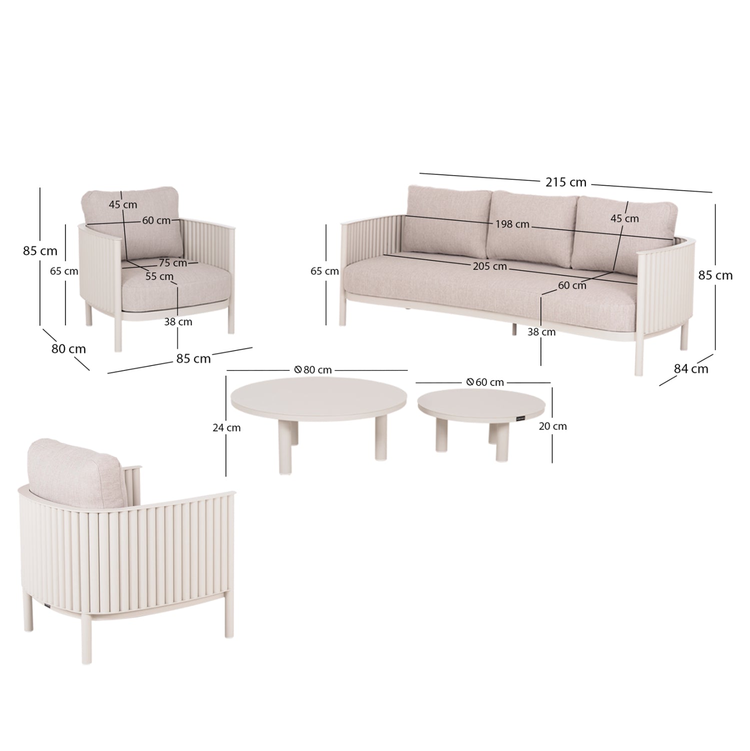 Set pentru exterior CARDINAL