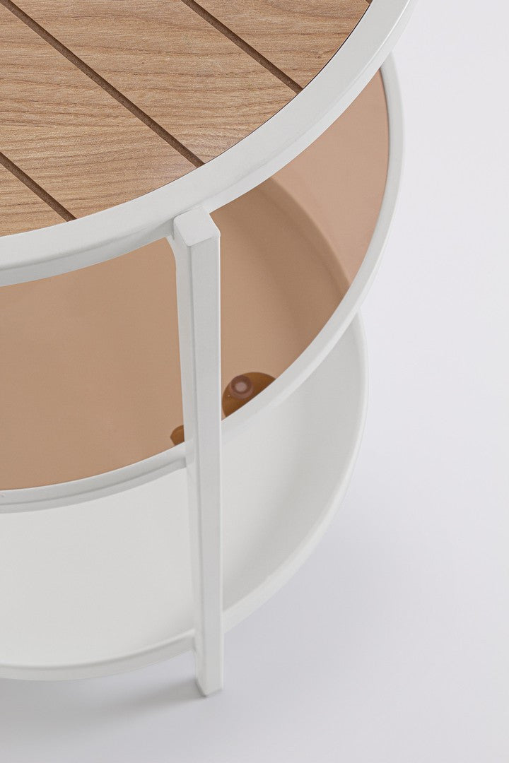 Masuta de cafea OMAG WHITE Ø40 x 60 CM