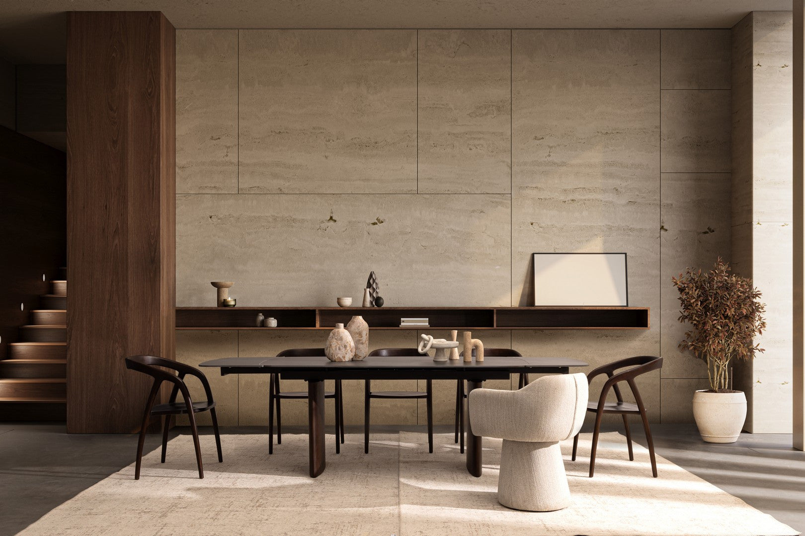 Masa extensibila SELIRA GREY 180(260) x 90 CM