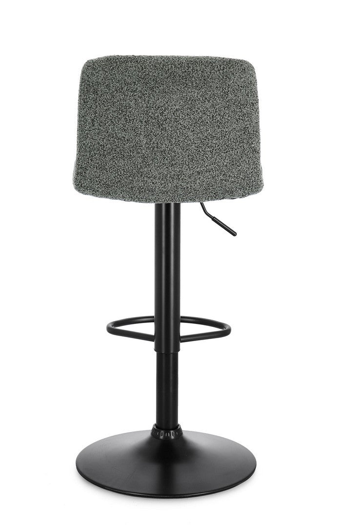 Scaun de bar RASTEL BLACK H60/81 CM