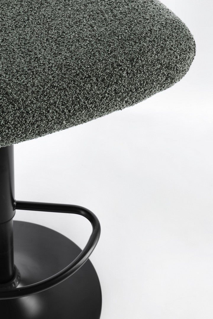 Scaun de bar RASTEL BLACK H60/81 CM