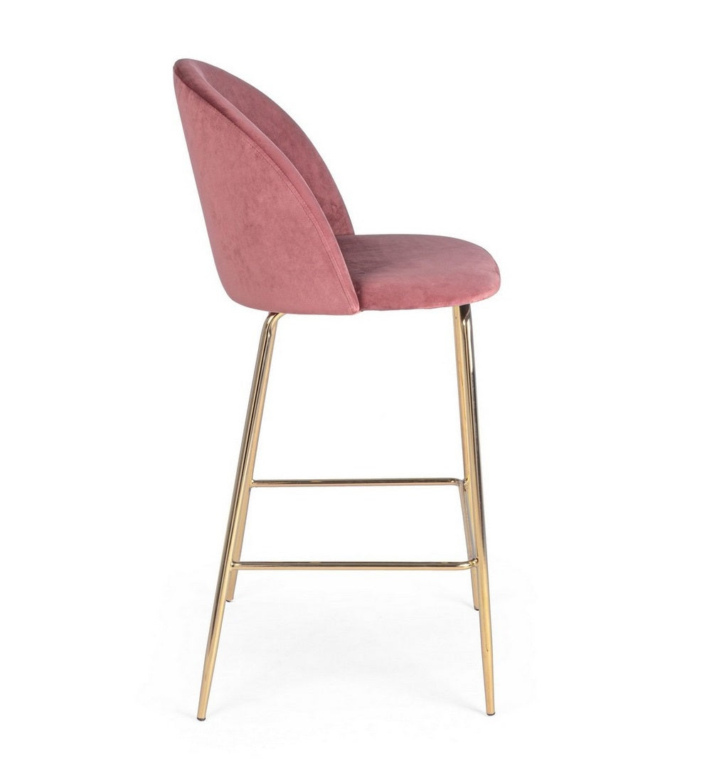 Scaun de bar CARE VELVET H74 CM