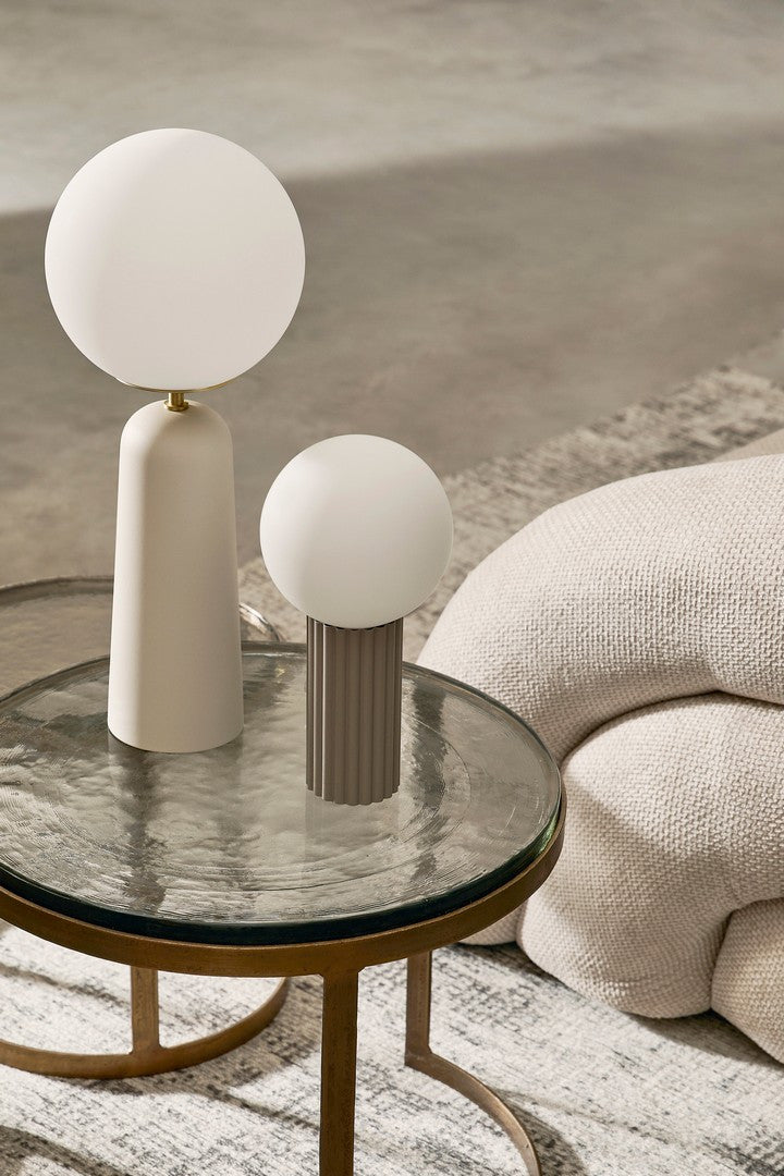 Set 2 masute de cafea NORELA BRASS Ø38/54 x 35/42 CM