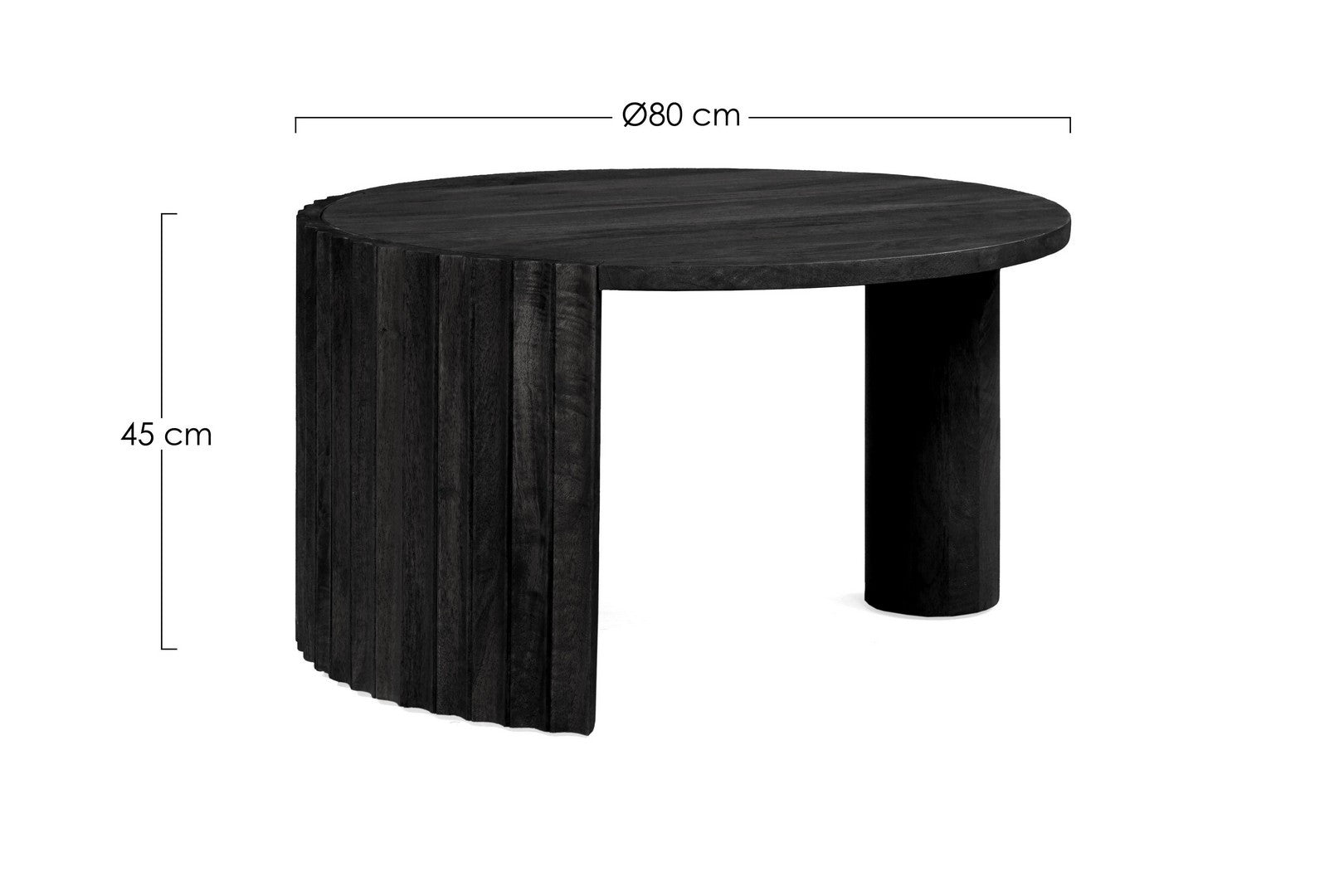 Masuta de cafea LUNSTIG Ø80 x 45 CM