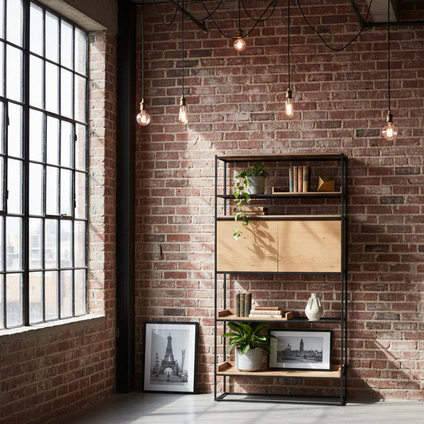Biblioteca VIBRON 90 x 38 x 180 CM
