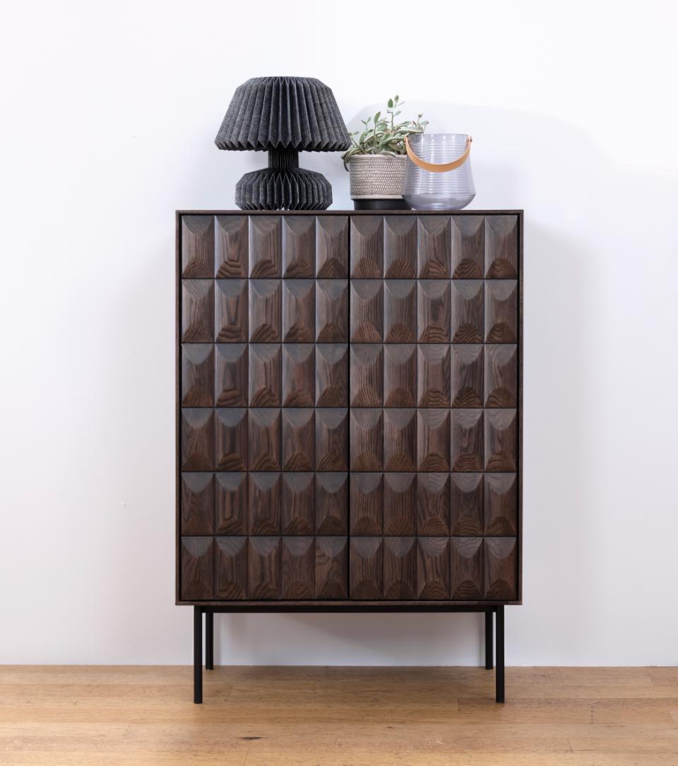 Cabinet de vinuri HORBAL 90 x 44 x 130 CM