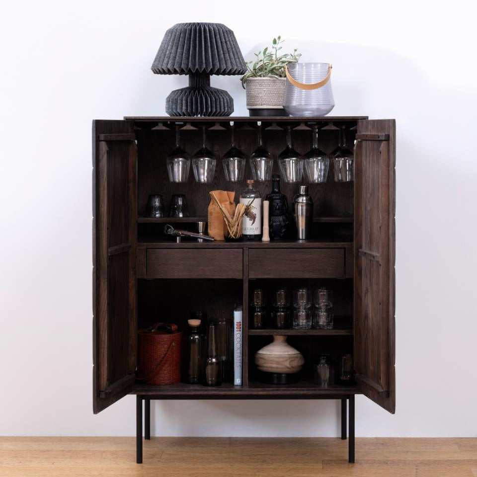 Cabinet de vinuri HORBAL 90 x 44 x 130 CM