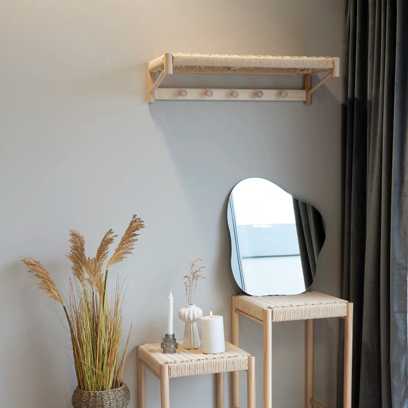 Cuier de perete ALBANO 78 x 17 CM