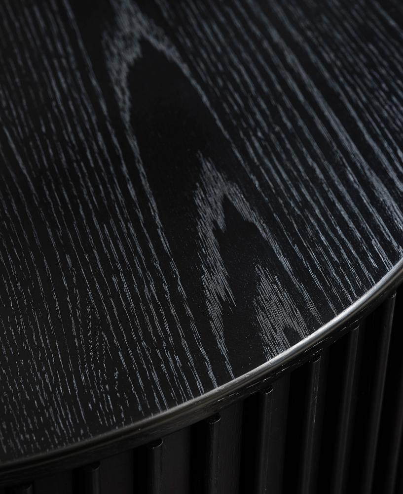 Masuta de cafea NUBE BLACK Ø85 x 45 CM