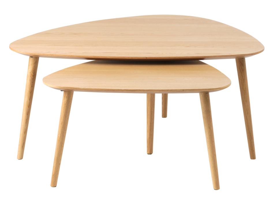 Set 2 masute de cafea LEVION 52x70x41/70x100x45 CM