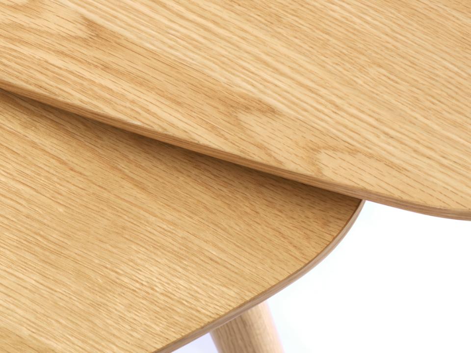 Set 2 masute de cafea LEVION 52x70x41/70x100x45 CM