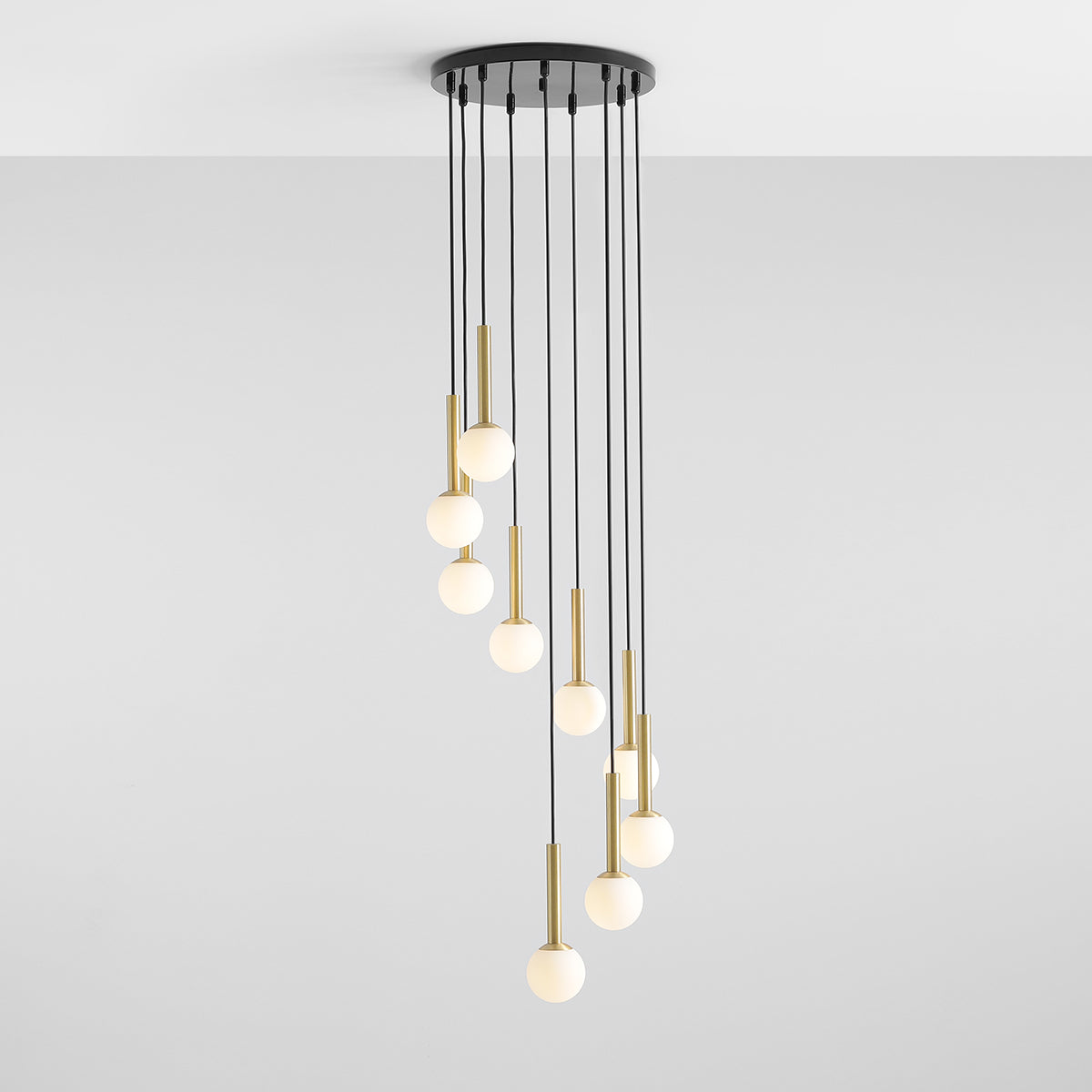 Lampa suspendata GUIRA 9 BLACK