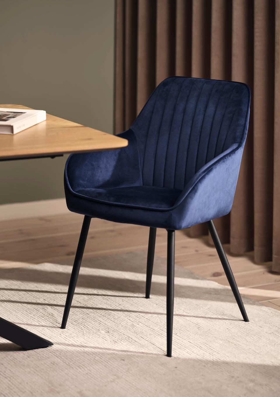 Scaun NOLAN STRIPE VELVET