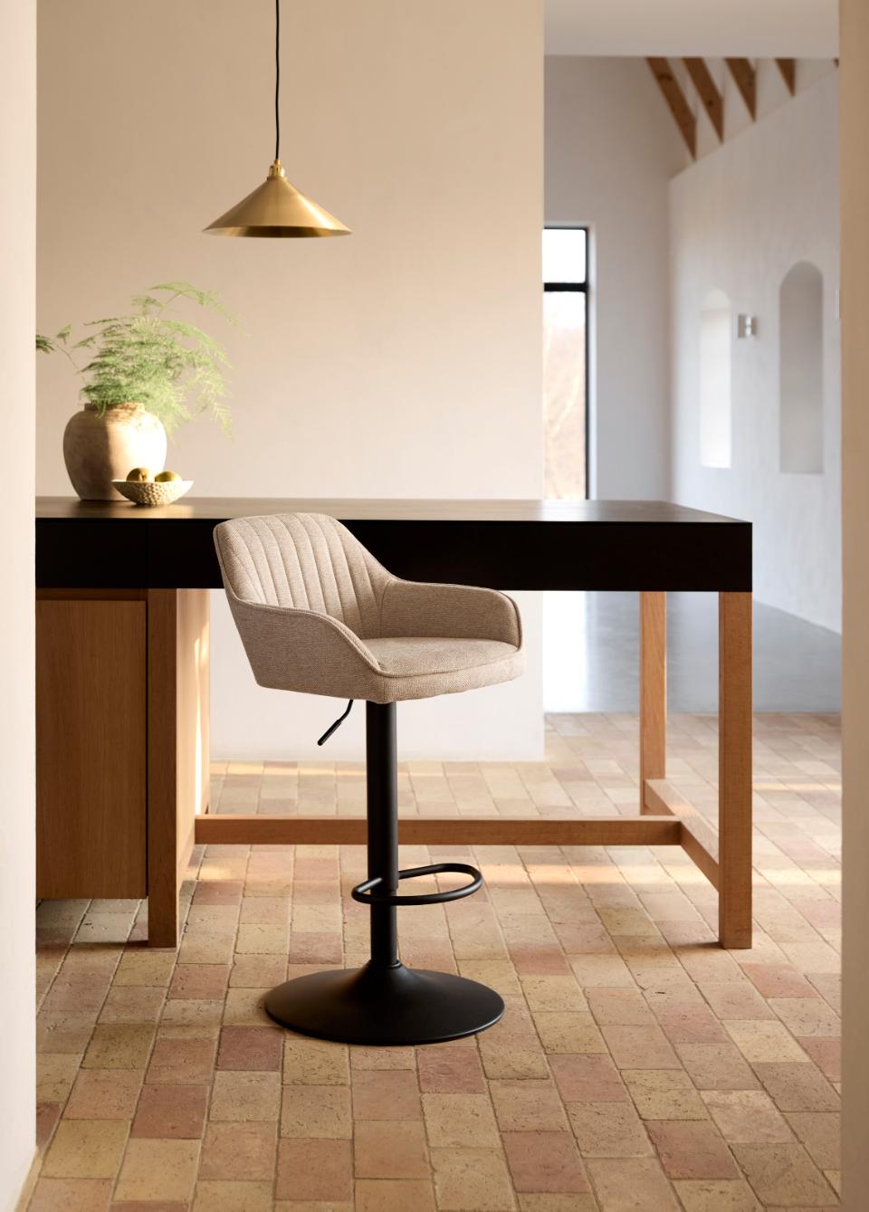 Scaun de bar NOLAN STRIPE H65/80 CM