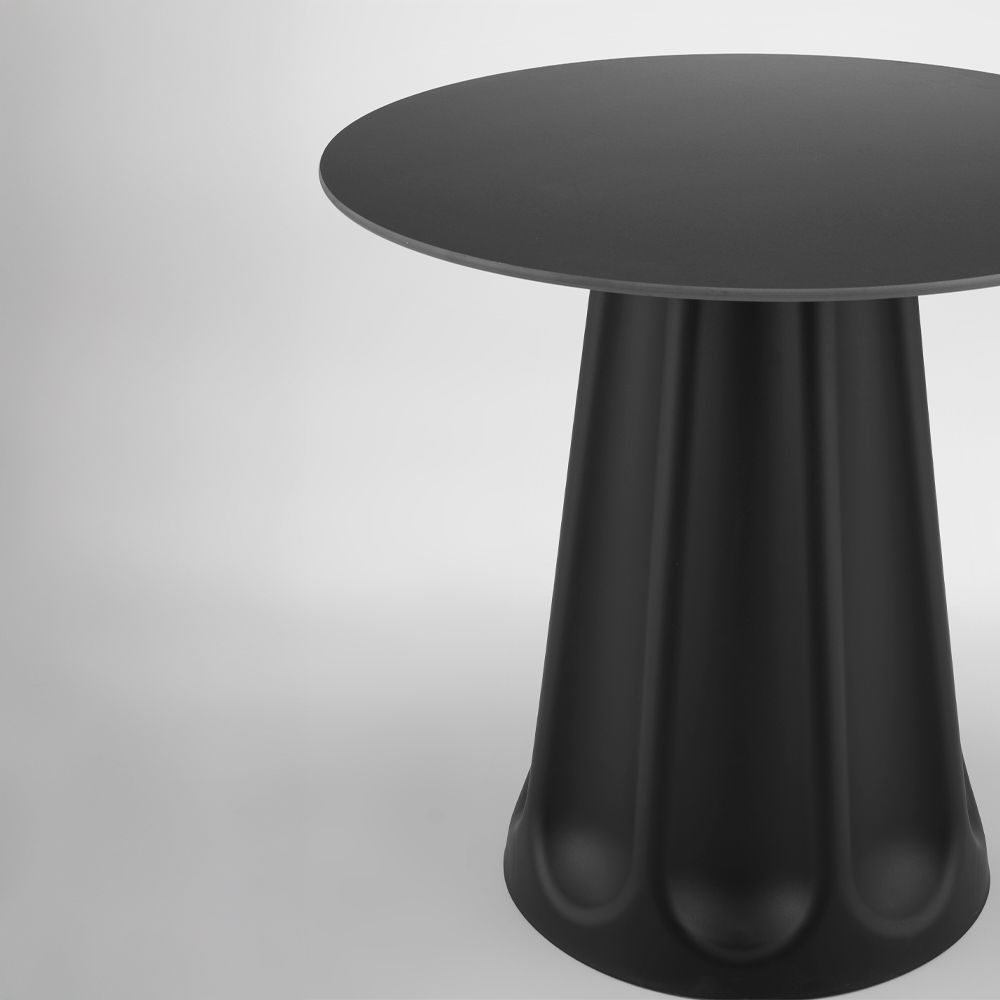 Masa MORGAN BLACK Ø80 CM
