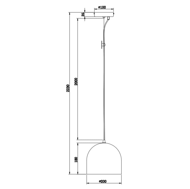 Lampă suspendată BROMI