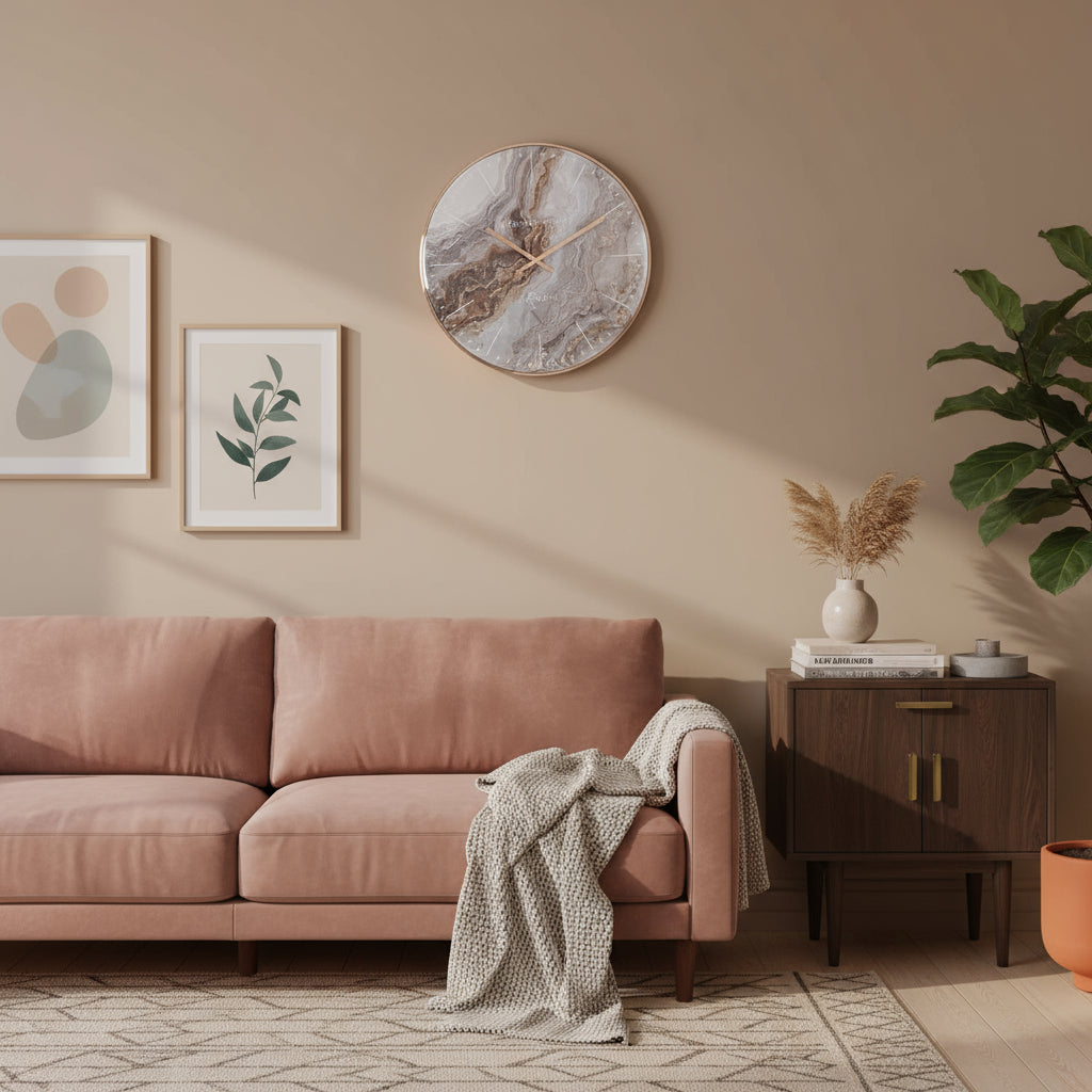 Ceas de perete VEINING Ø53CM