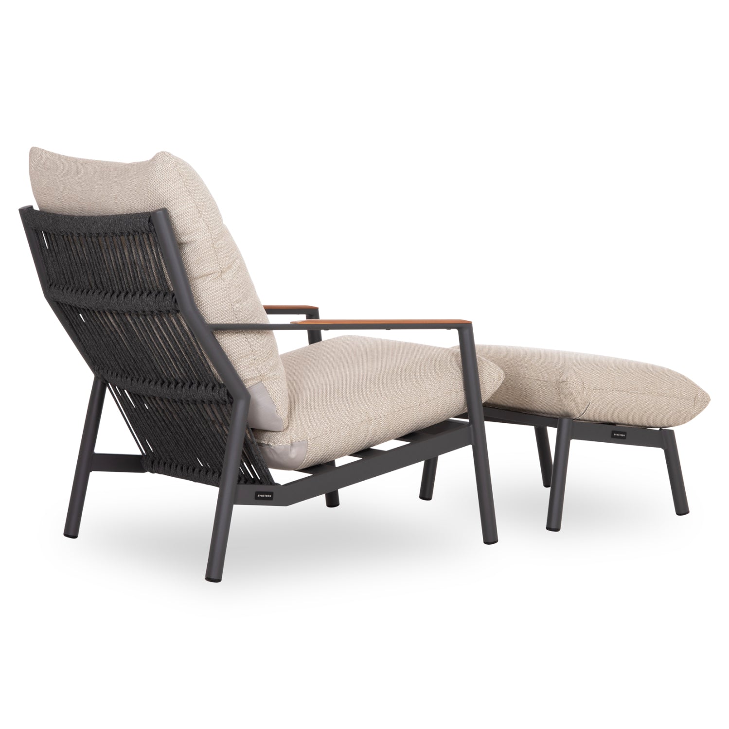 Fotoliu cu taburet OBLIVION BEIGE