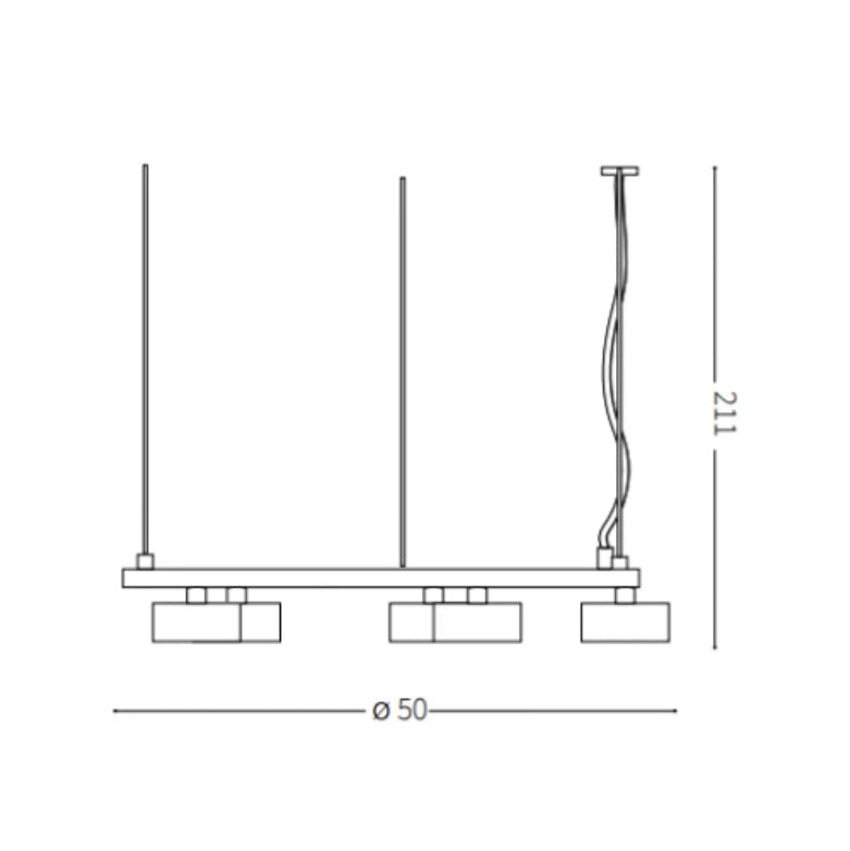 Lampă suspendată MINOR 5L