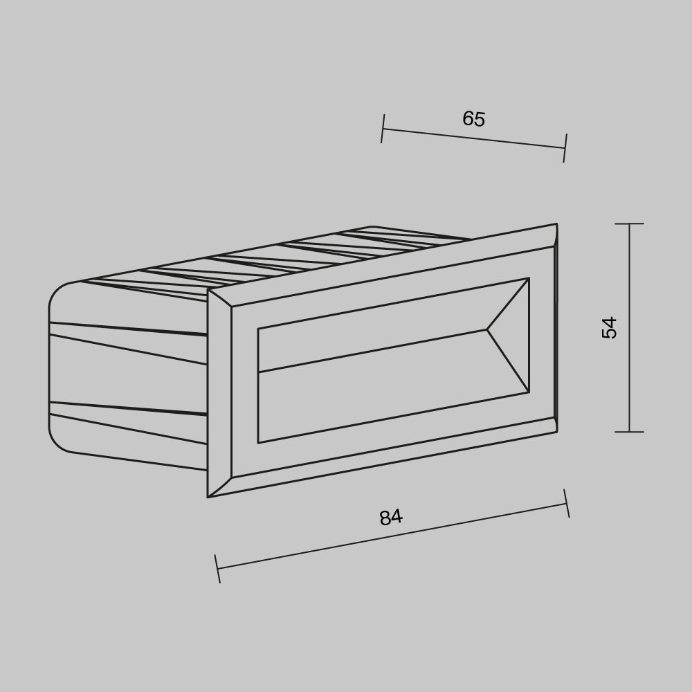 Spot treapta BOSCA 3W