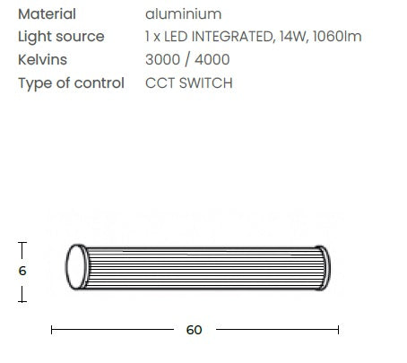Aplica de perete PRONTO IP44
