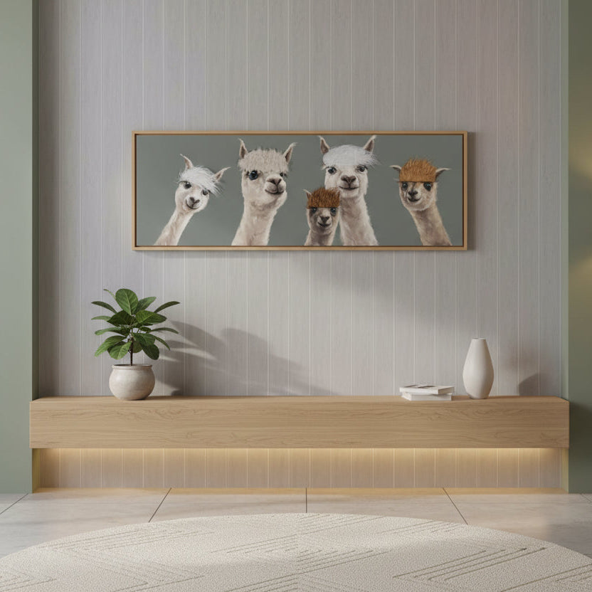 Tablou FARMA SHEEP 150 x 50 CM