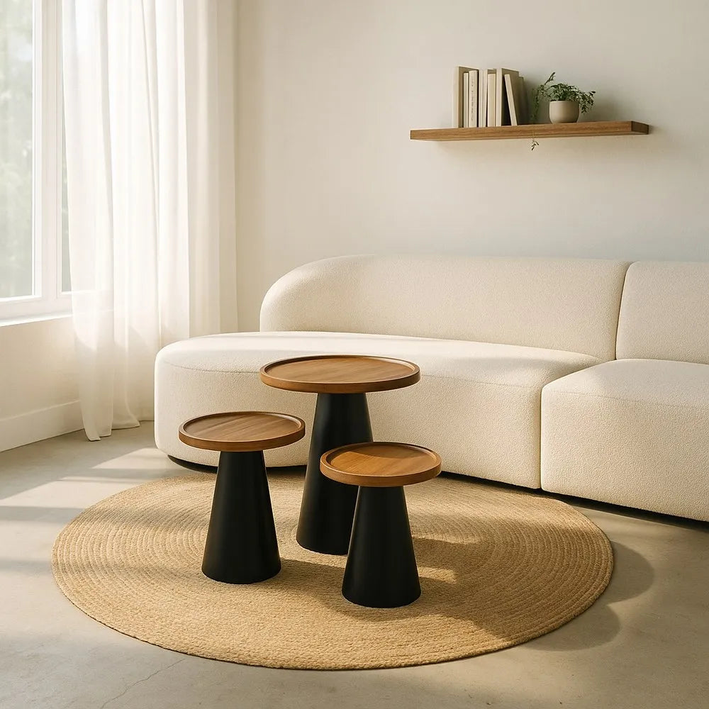 Set 3 masute de cafea MANGO