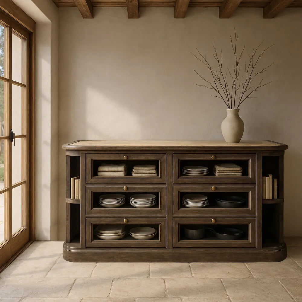 Masa insula ELNORAL 155 x 51 x 88 CM