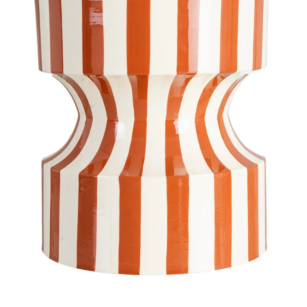 Masuta de cafea STRIPE TERRACOTTA 38X45,5 CM