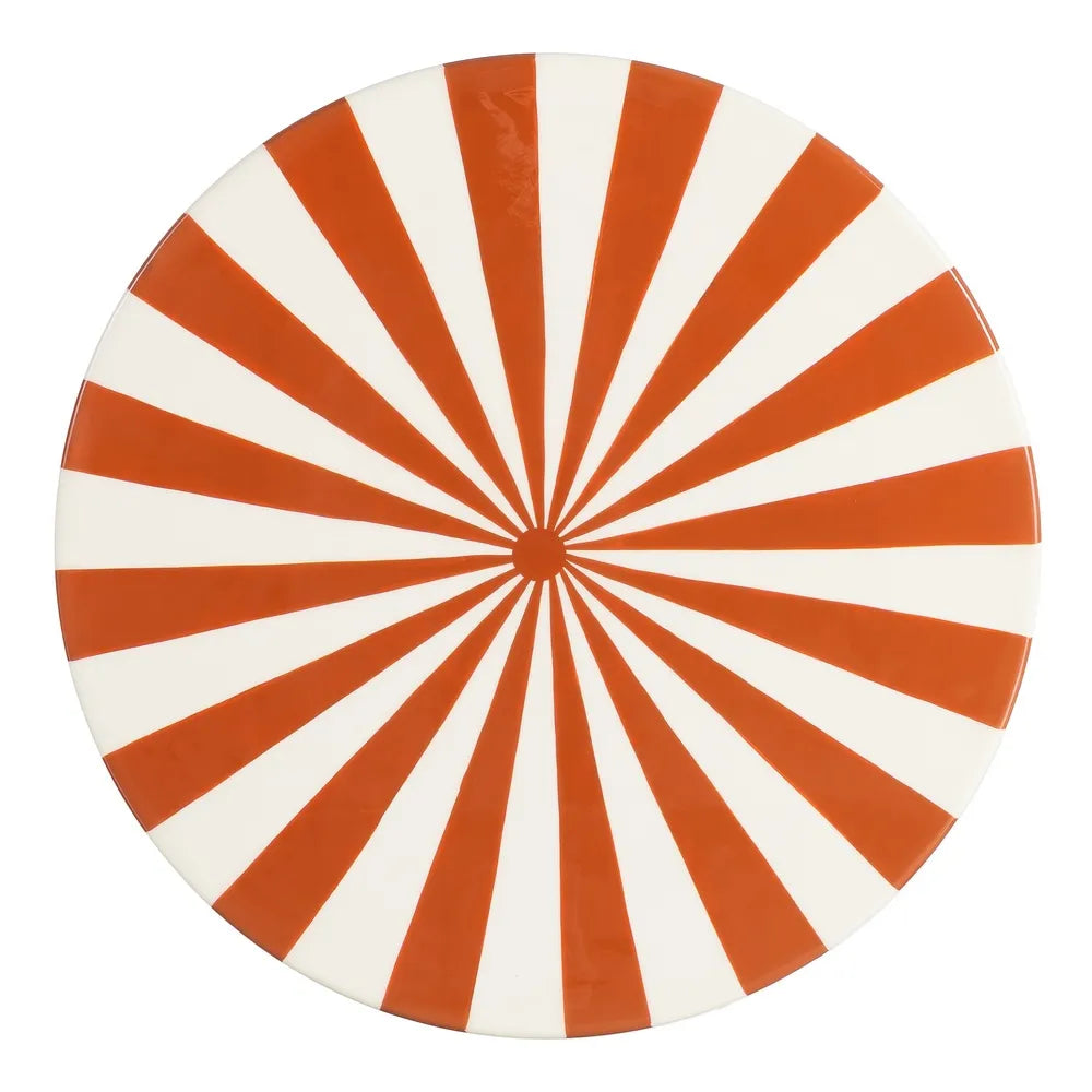 Masuta de cafea STRIPE TERRACOTTA 38X45,5 CM