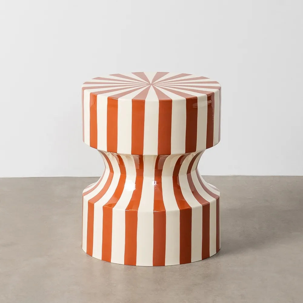 Masuta de cafea STRIPE TERRACOTTA 38X45,5 CM