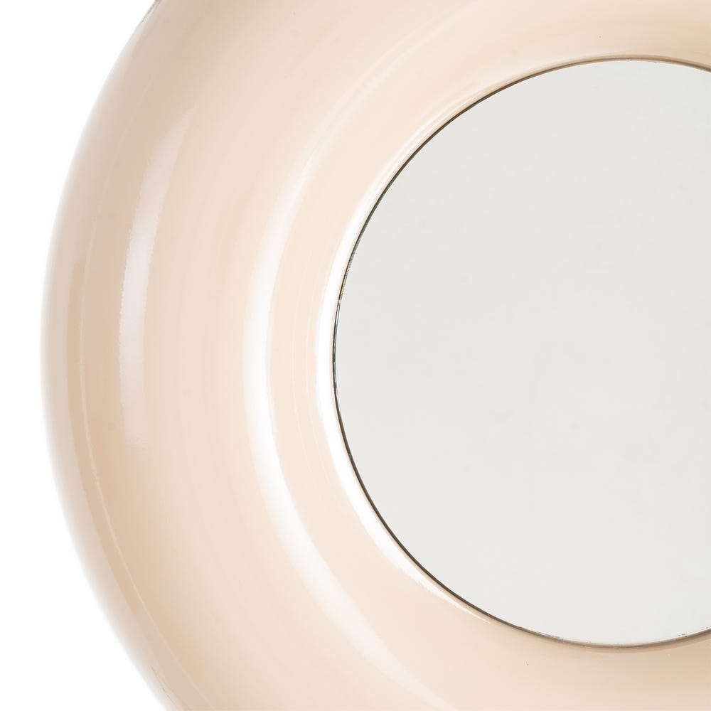 Oglinda de perete PRISMIO BEIGE Ø49 CM