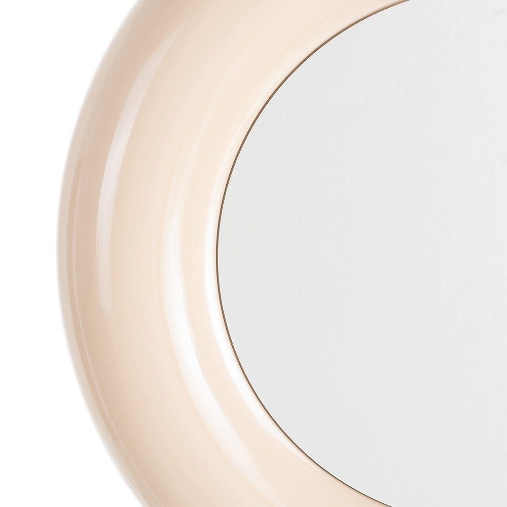 Oglinda de perete PRISMIO BEIGE Ø64 CM