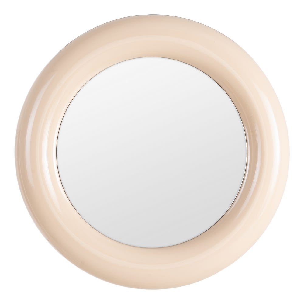 Oglinda de perete PRISMIO BEIGE Ø79 CM