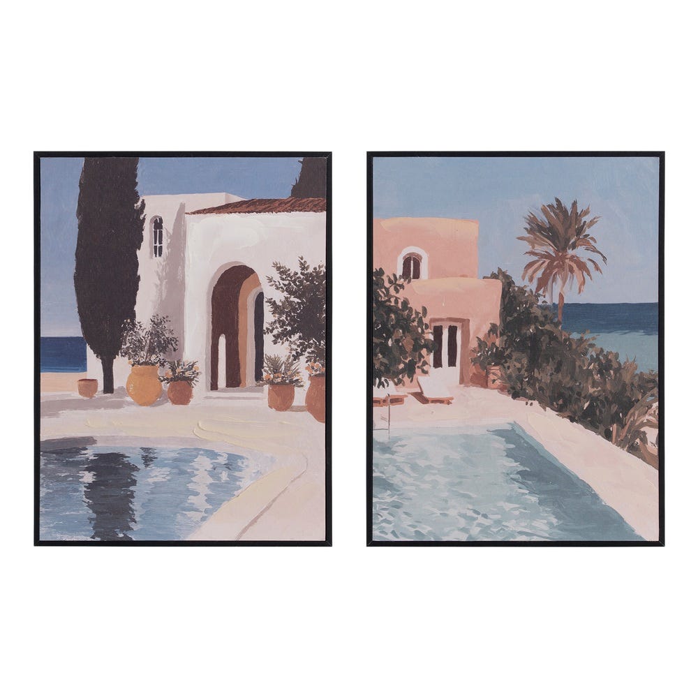 Set 2 tablouri PISCINA 30 x 40 CM