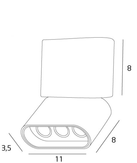 Spot aplicat ARTON BLACK