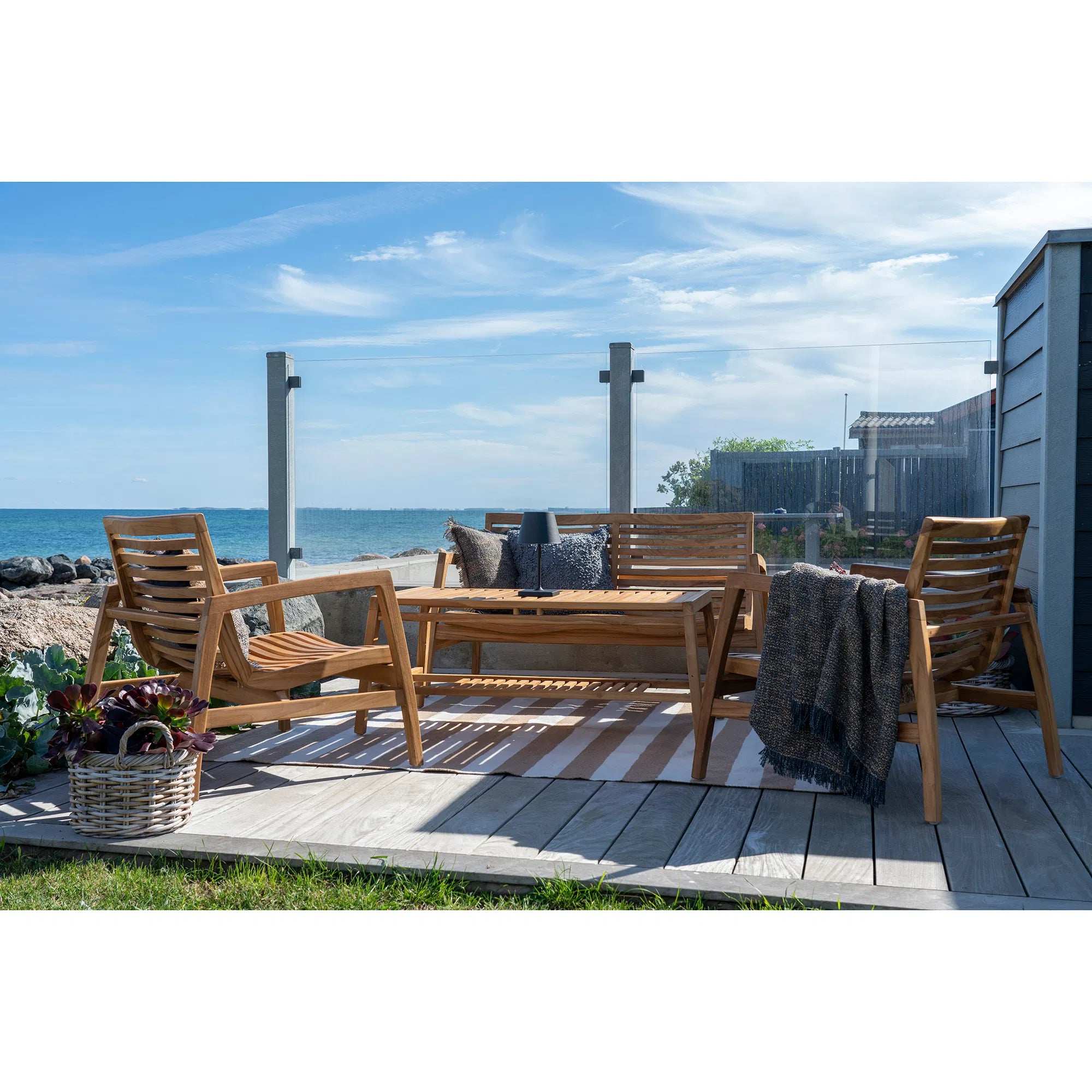 Set pentru exterior TERVANE 4PCS