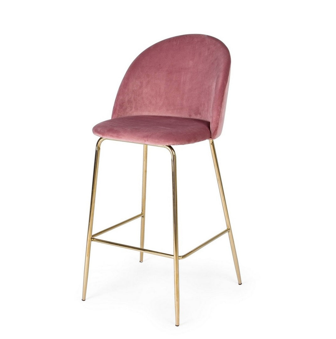 Scaun de bar CARE VELVET H74 CM