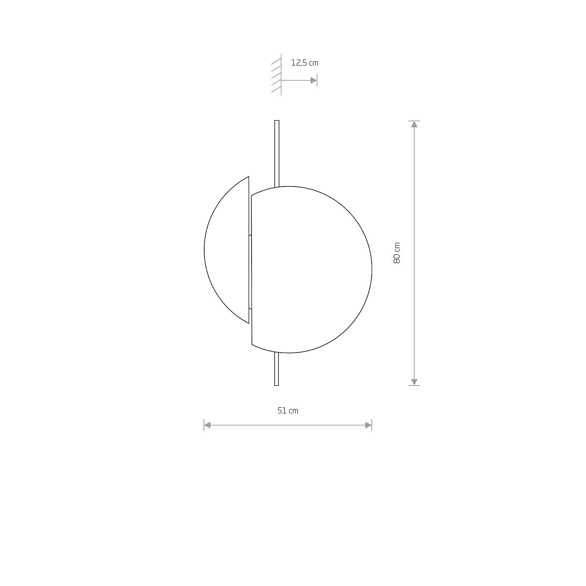 Aplica de perete SANTANDE