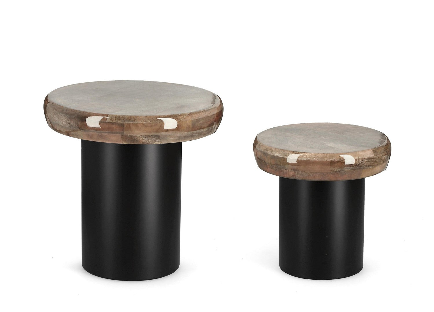 Set 2 masute de cafea BELORO Ø35/45 x 34/44 CM