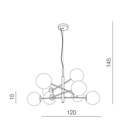 Lampa suspendata OVY 8
