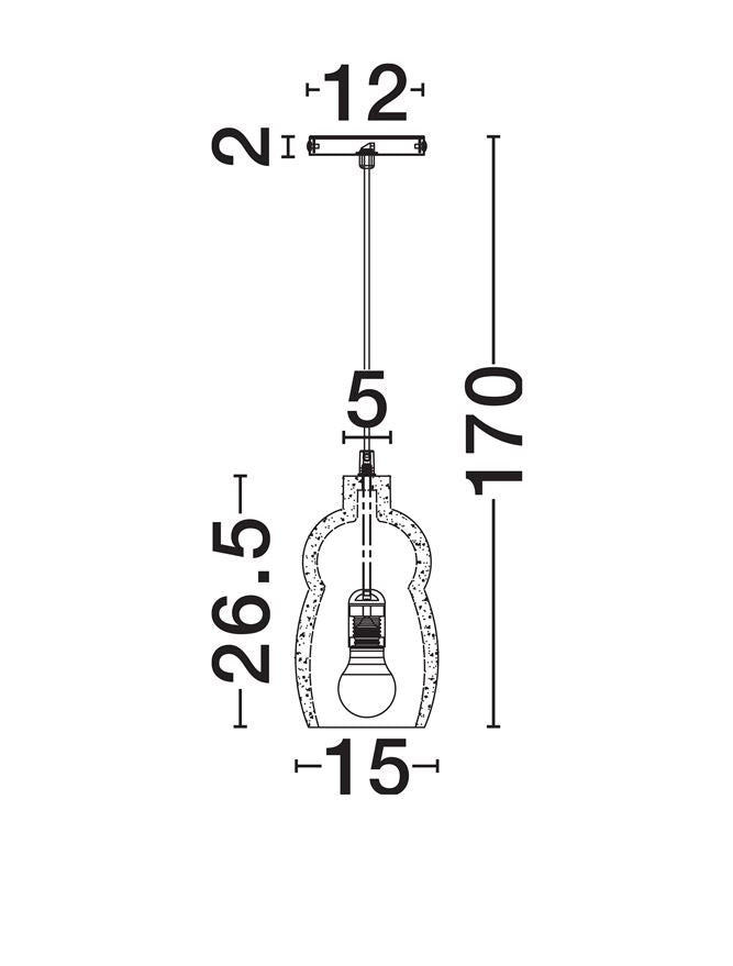 Lampa suspendata THEROS