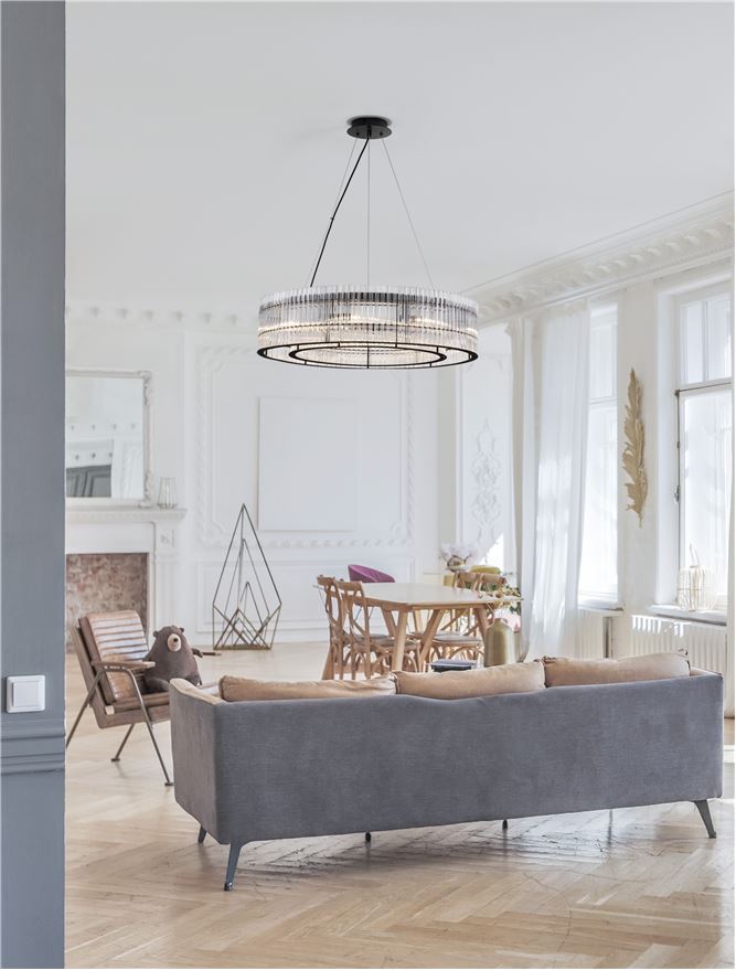 Lampa suspendata BAROK ROUND