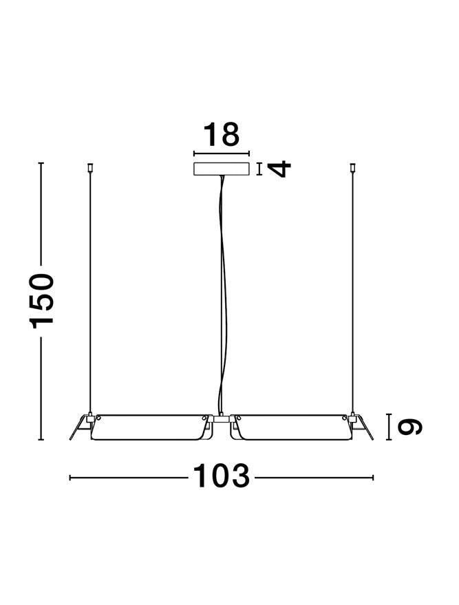 Lampa suspendata APNEA