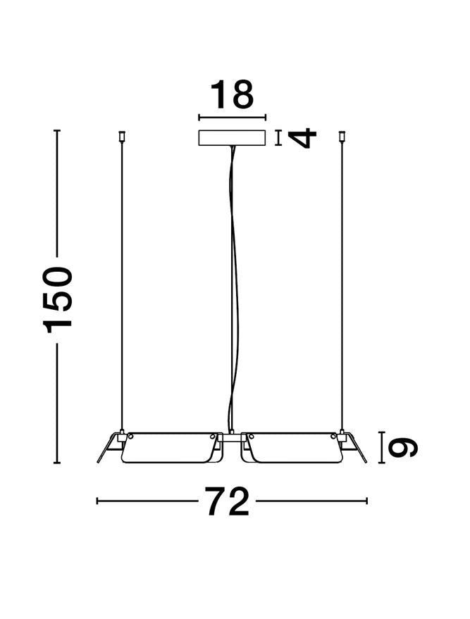 Lampa suspendata APNEA